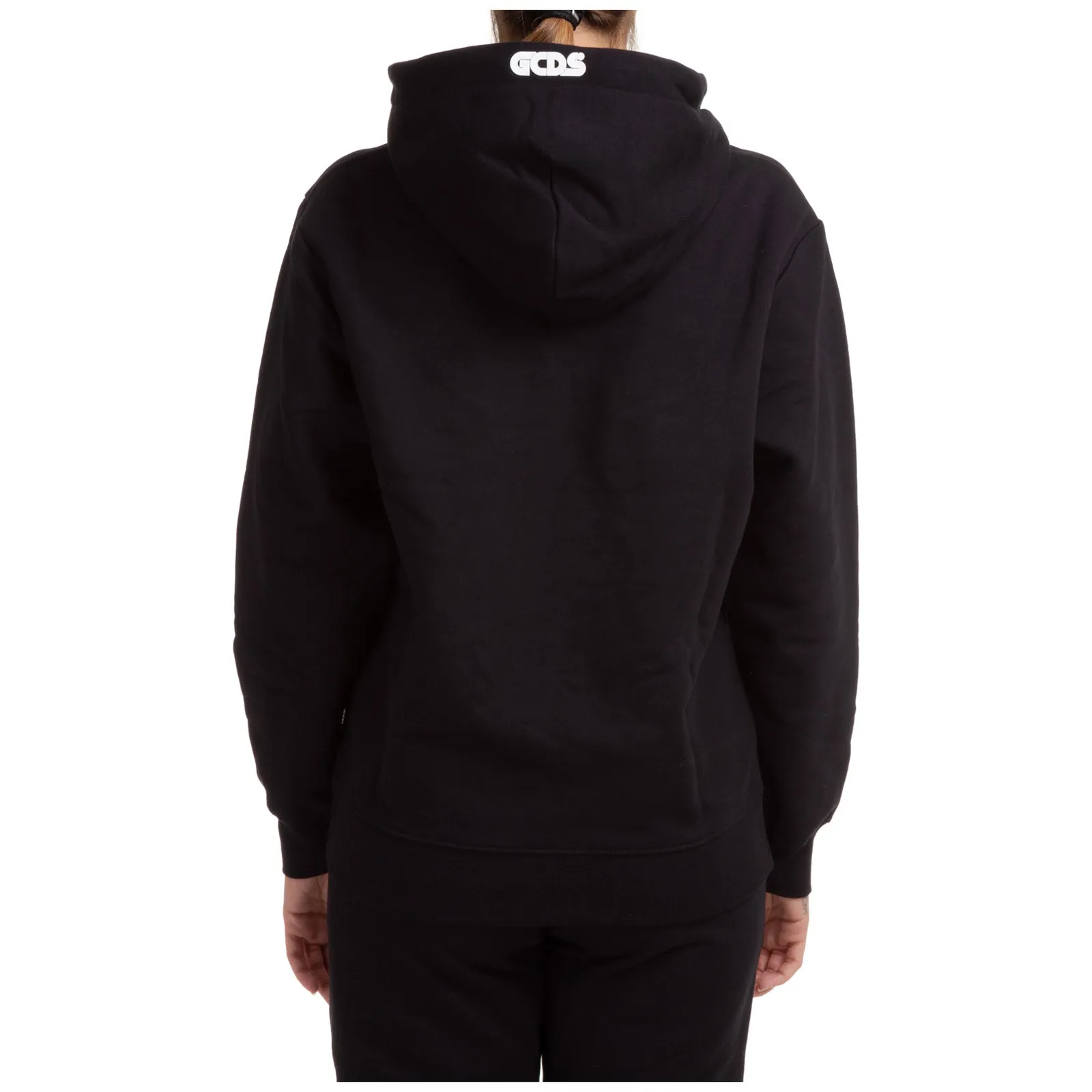 GCDS Logo Embroidered Drawstring Hoodie