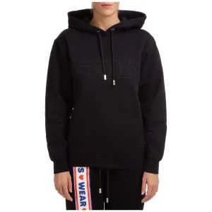 GCDS Logo Embroidered Drawstring Hoodie