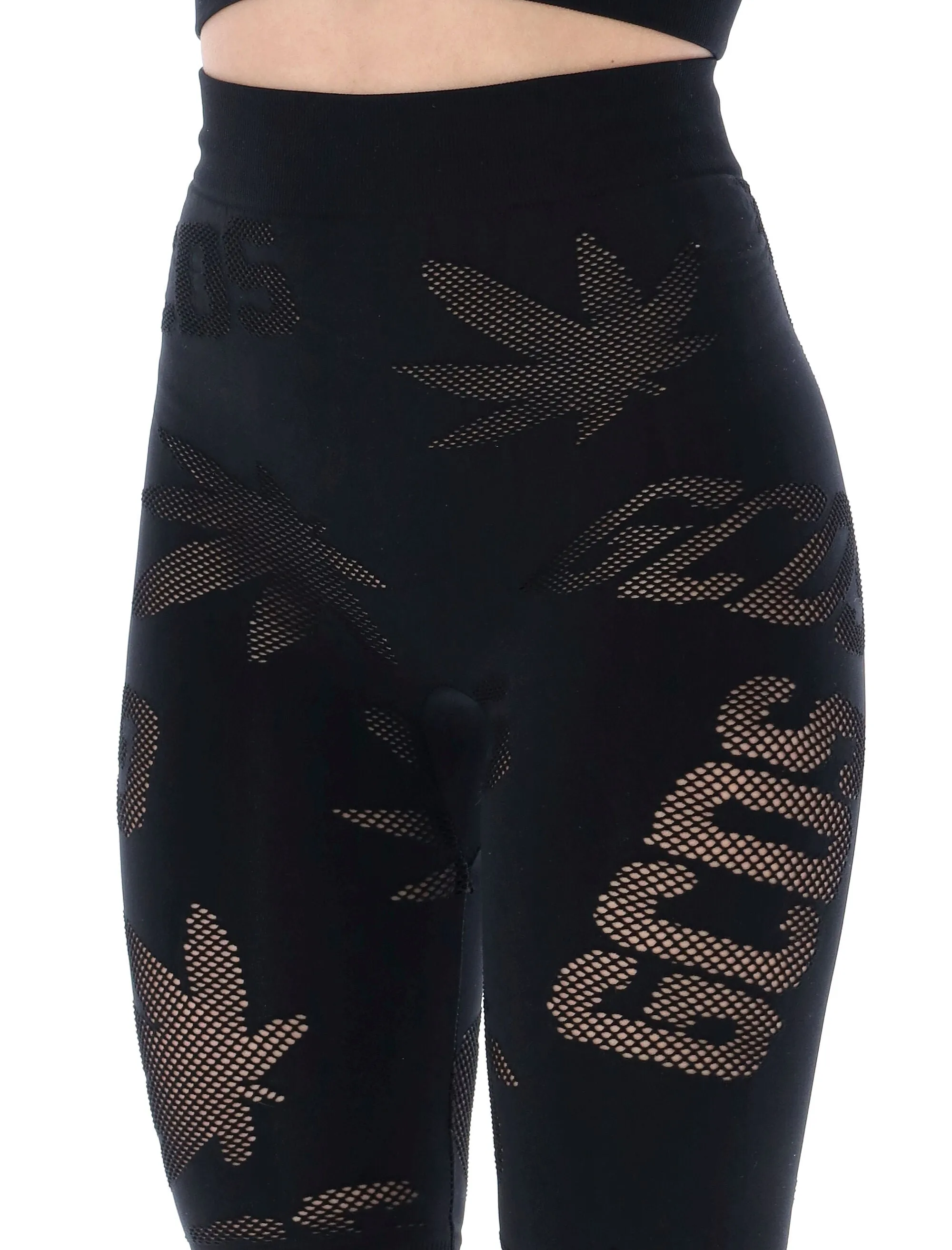 GCDS Mary Grid Cyclist Shorts