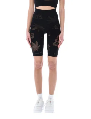 GCDS Mary Grid Cyclist Shorts