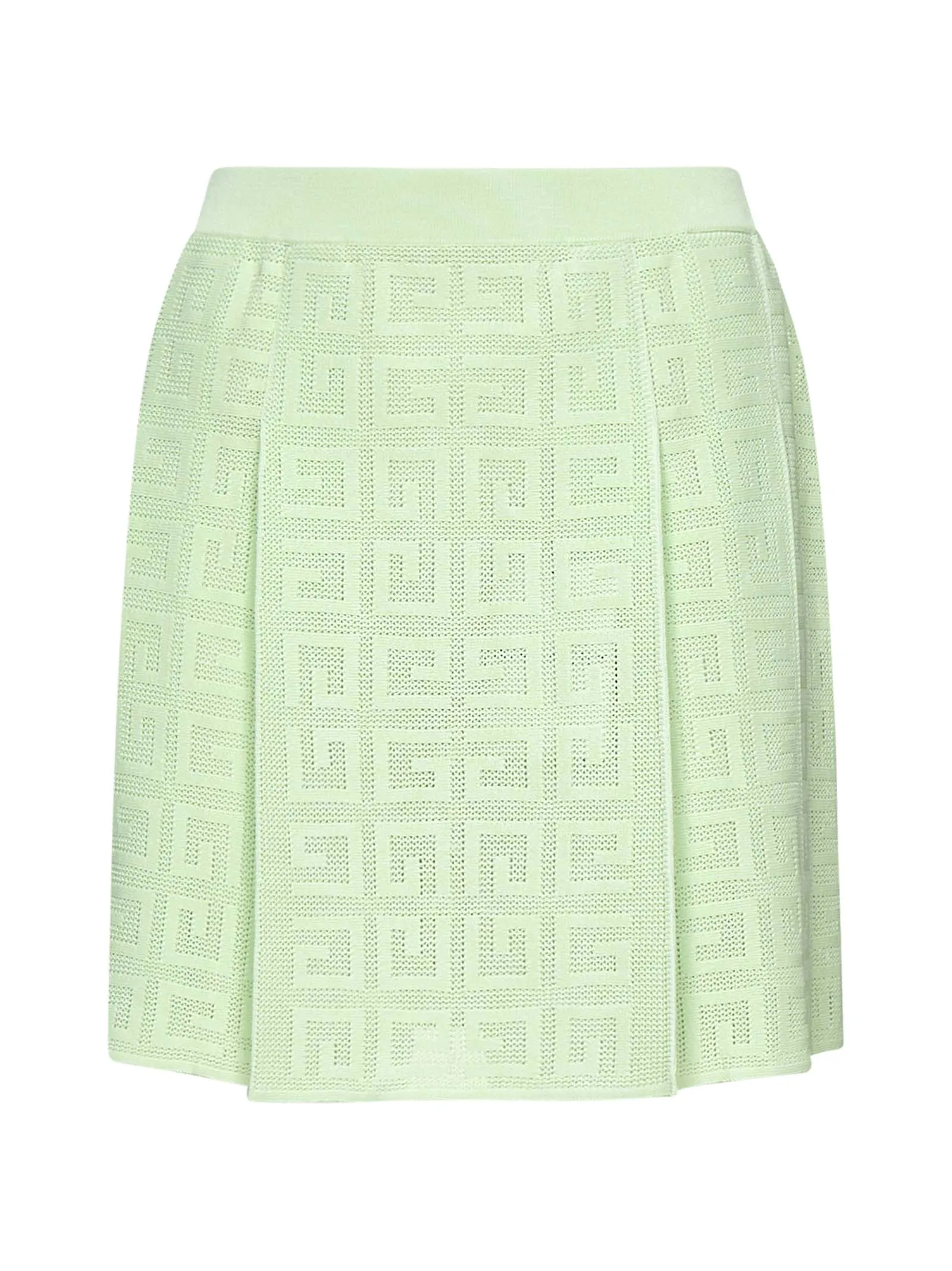 Givenchy 4G Jacquard Pleated Mini Skirt