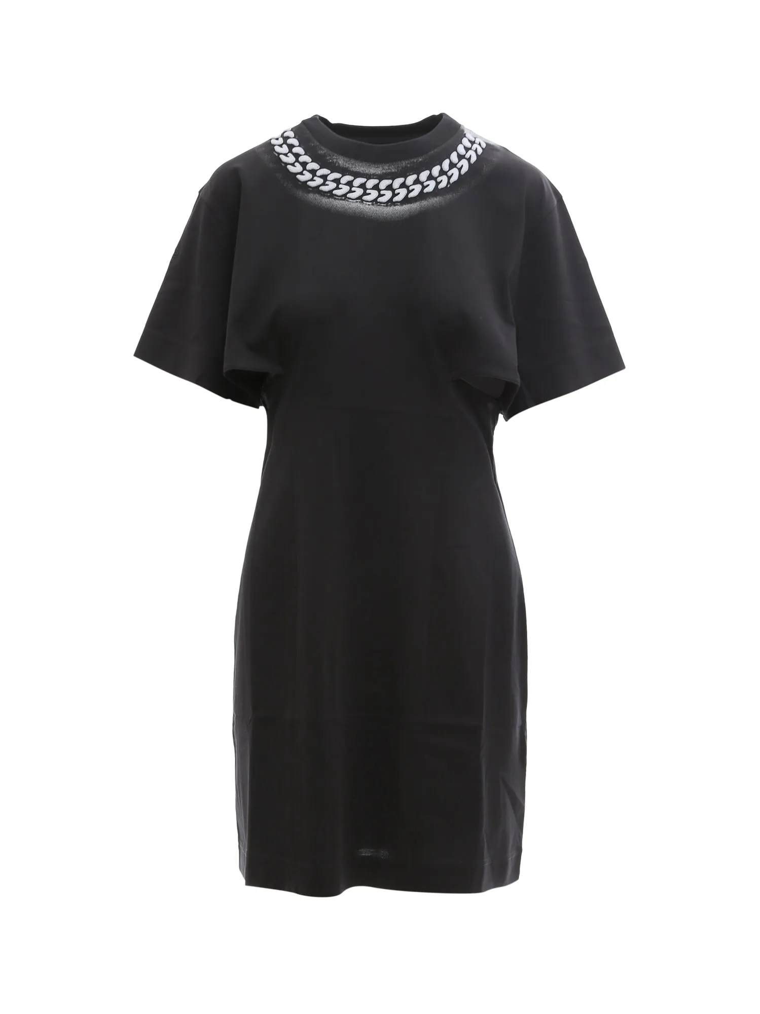 Givenchy Chain Printed Crewneck Mini Dress
