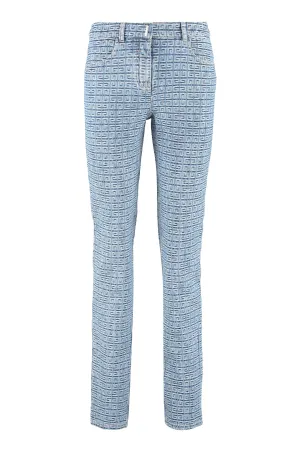 Givenchy Mid Rise 4G Motif Trousers