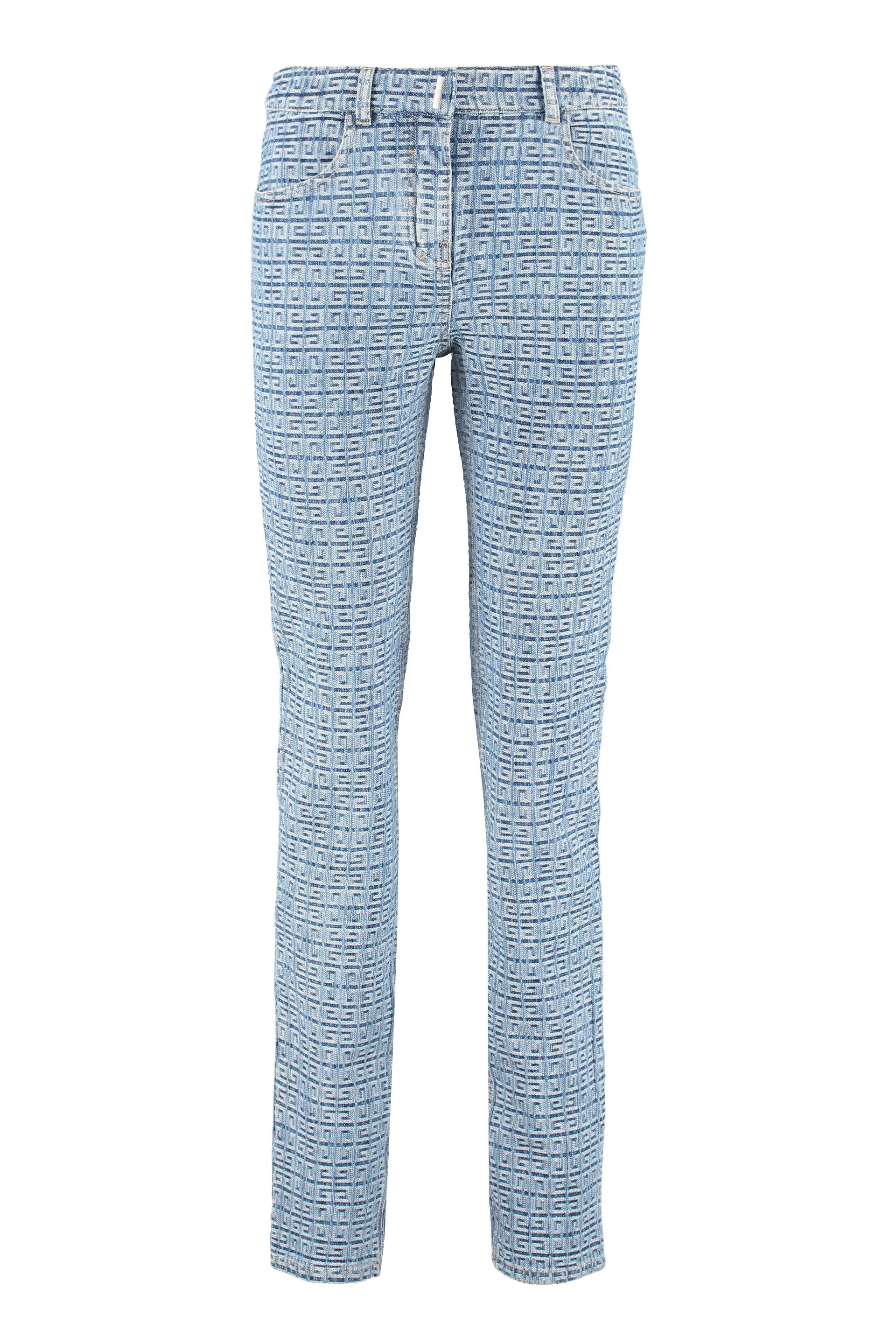 Givenchy Mid Rise 4G Motif Trousers