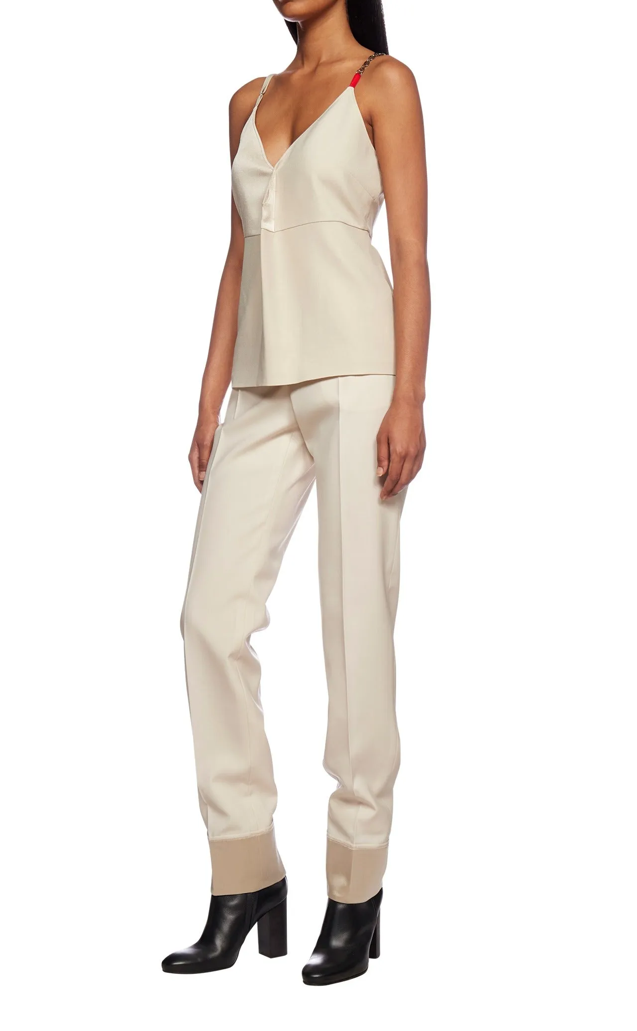 Givenchy V-Neck Chain-Strap Tank Top