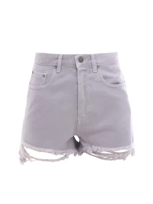 Golden Goose Deluxe Brand Distressed Hem Denim Shorts