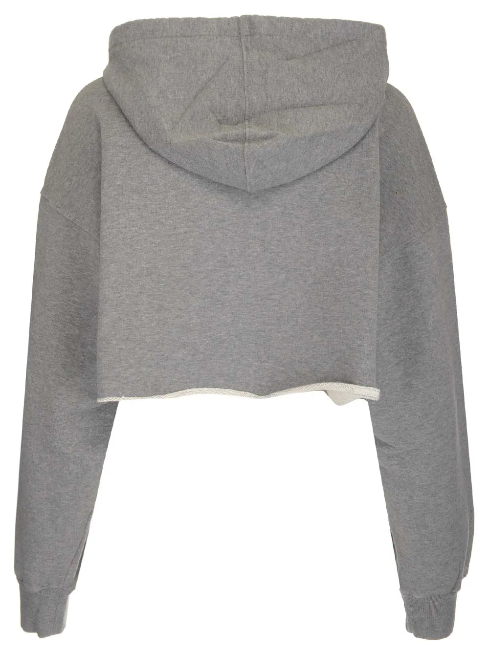 Golden Goose Deluxe Brand Logo Patch Cropped Hoodie