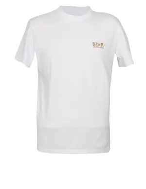 Golden Goose Deluxe Brand Logo Printed Crewneck T-Shirt