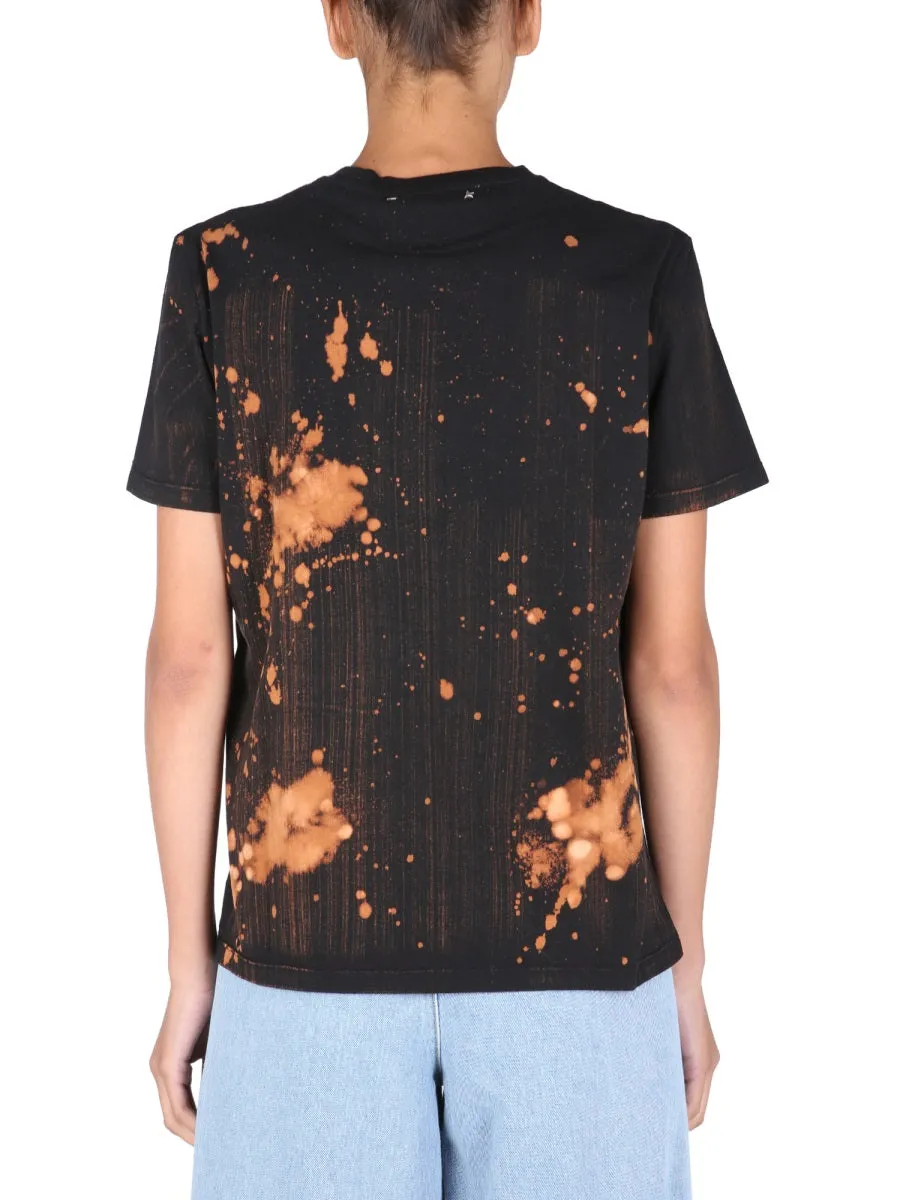 Golden Goose Deluxe Brand Slogan Print Crewneck T-Shirt