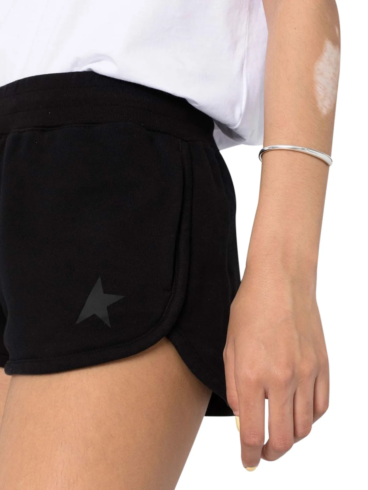 Golden Goose Deluxe Brand Star Embroidered Shorts