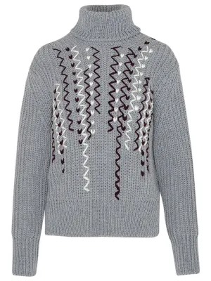 Golden Goose Deluxe Brand Stitch-Detailed Chunky Knit Jumper