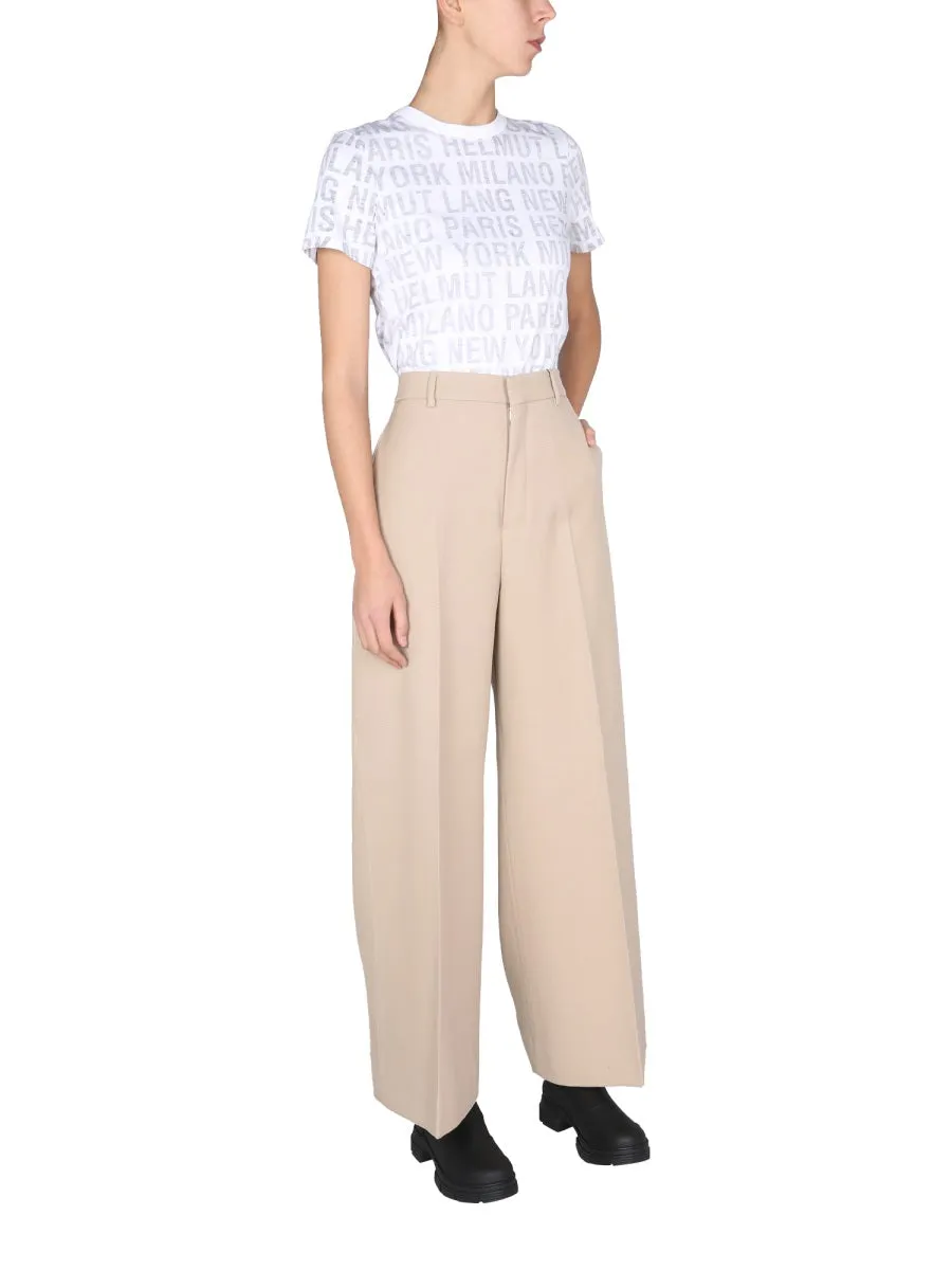 Helmut Lang All-Over Printed Crewneck T-Shirt