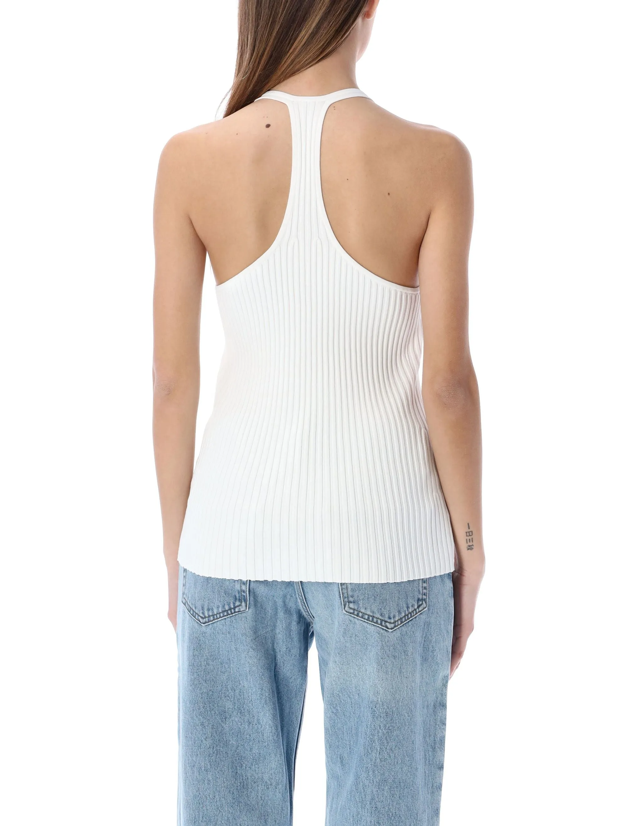 Helmut Lang Ribbed-Knit Tank Top