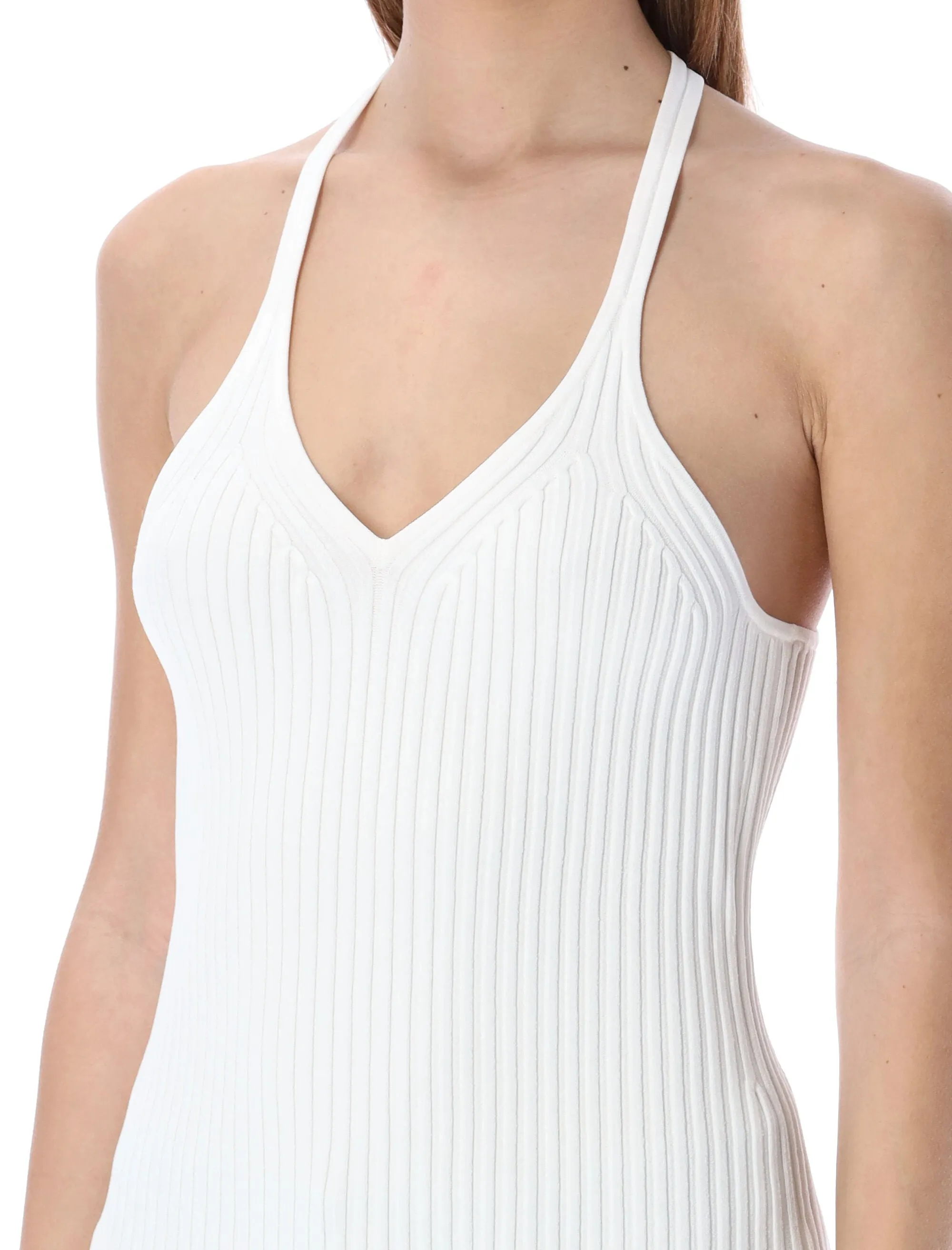 Helmut Lang Ribbed-Knit Tank Top