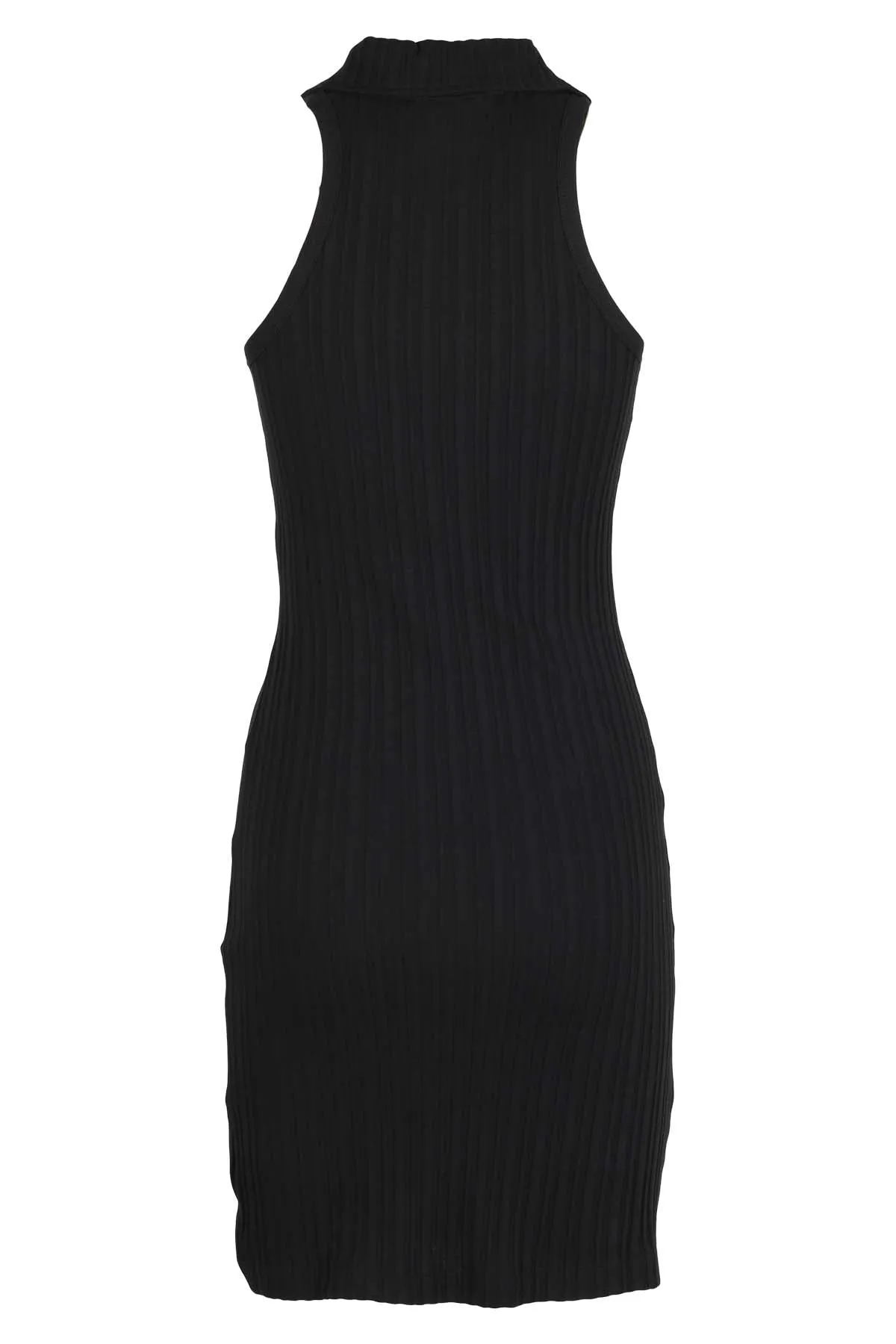 Helmut Lang Ribbed Polo Tank Mini Dress