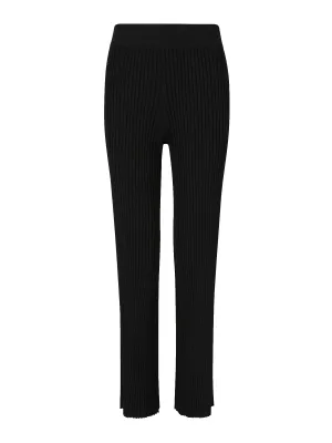 Helmut Lang Straight Leg Ribbed Knit Lounge Pants