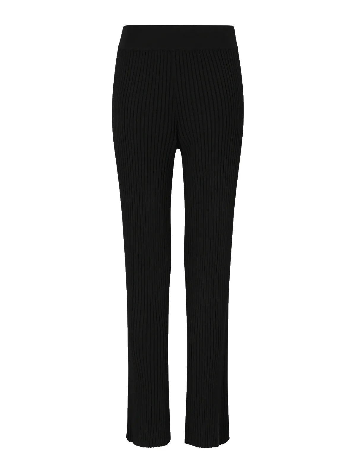 Helmut Lang Straight Leg Ribbed Knit Lounge Pants