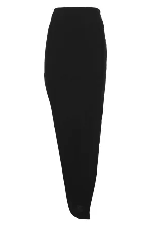 Helmut Lang Twisted Asymmetric Midi Skirt