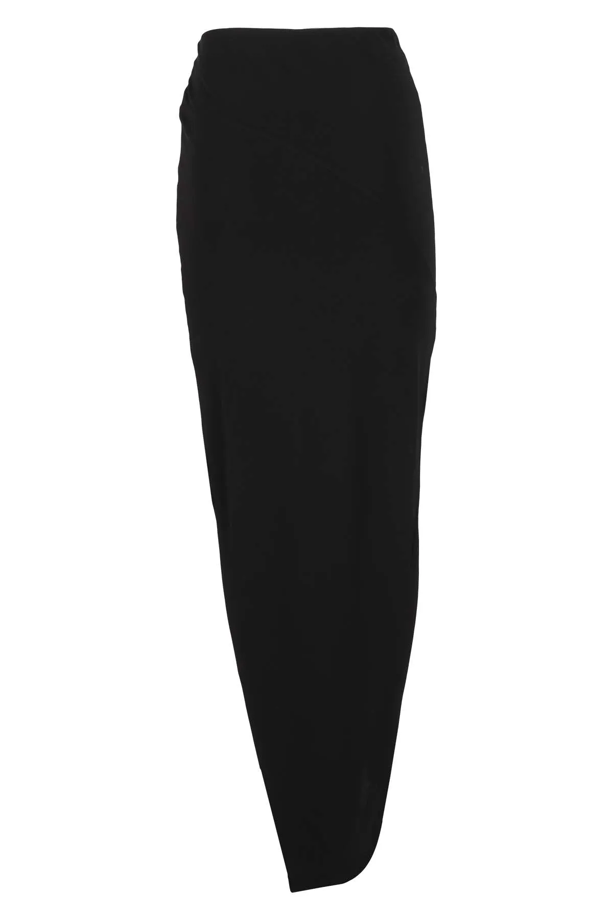 Helmut Lang Twisted Asymmetric Midi Skirt