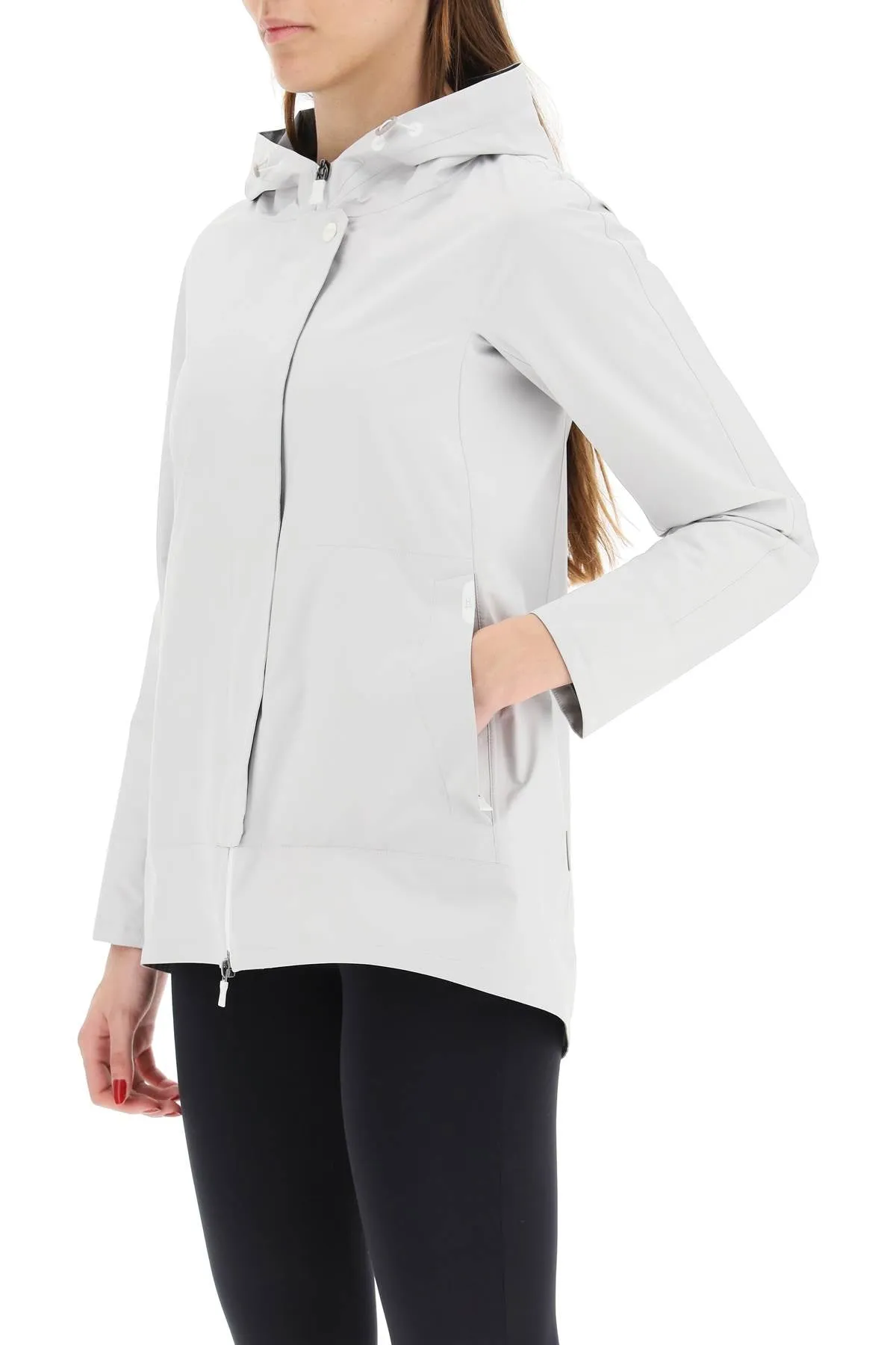 Herno Gore Tex Layered Hooded Jacket