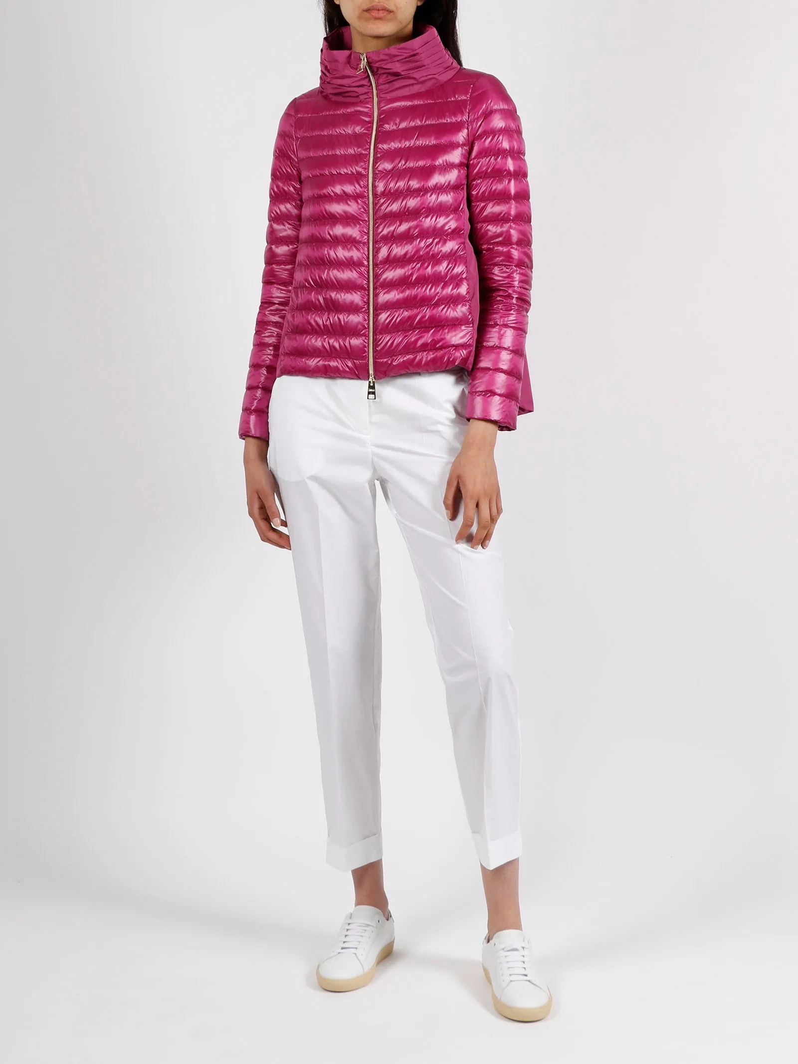 Herno Zip-Up Padded Long-Sleeved Jacket