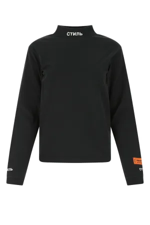 Heron Preston Logo Embroidered Long Sleeved T-Shirt