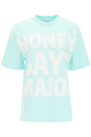 Honey Fucking Dijon Slogan Printed Crewneck T-Shirt
