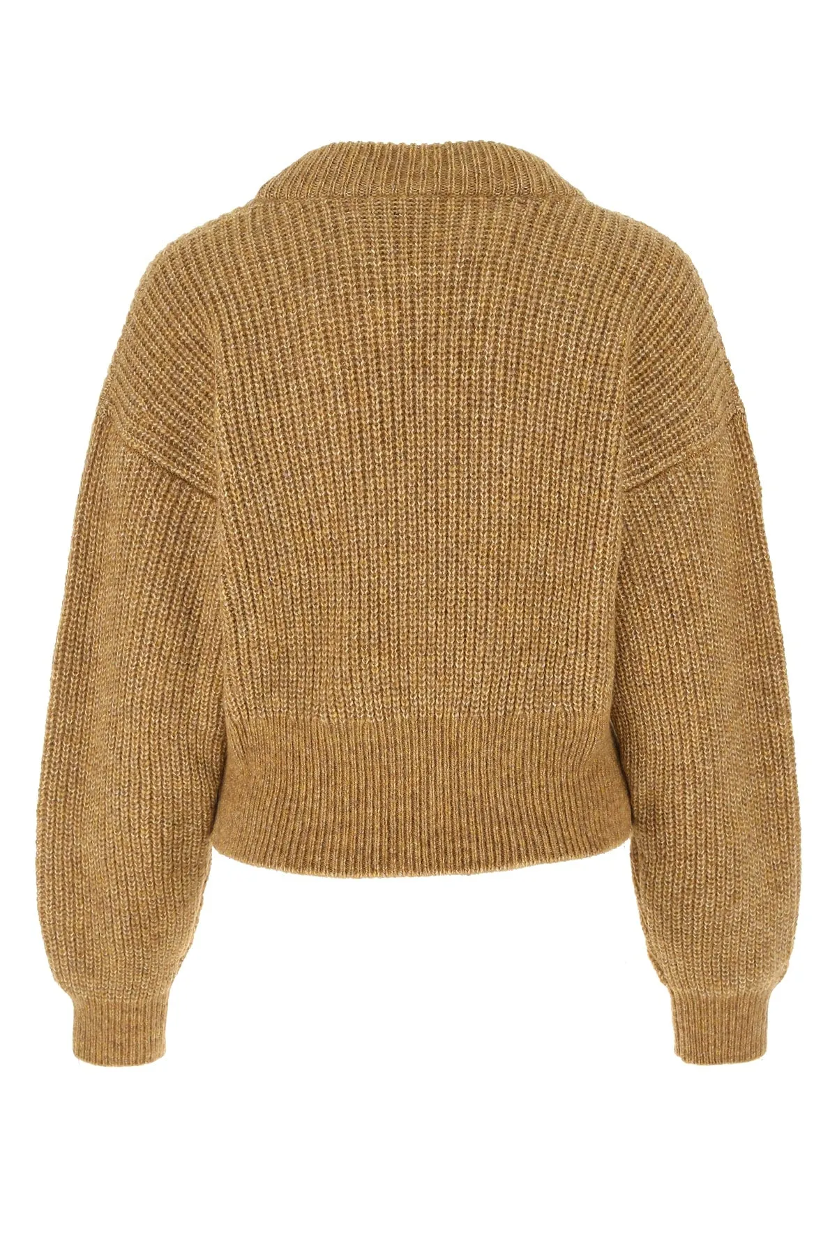 Hugo Boss Cropped Ribbed Knit Jumper