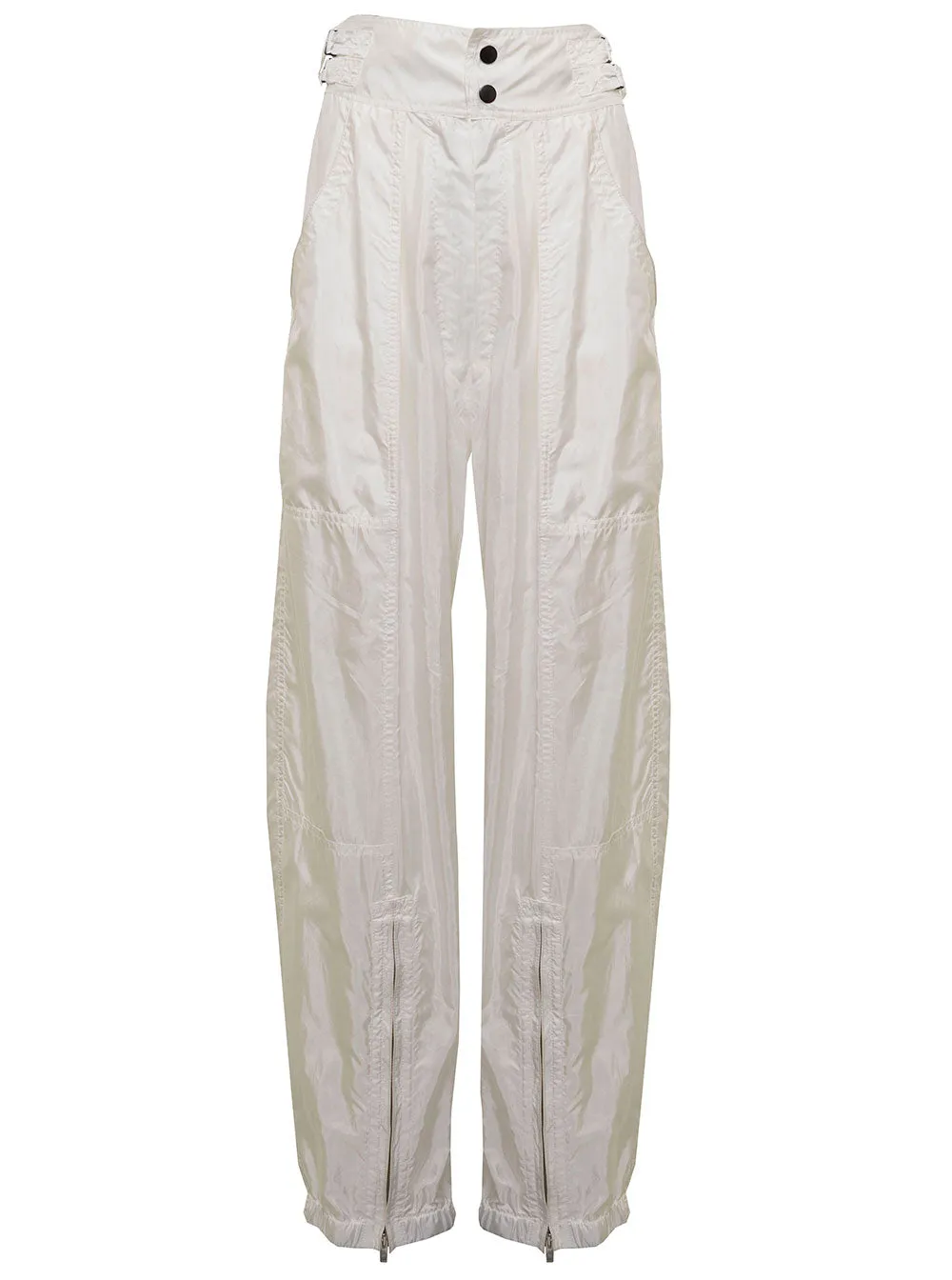 Isabel Marant Buckle Waist Zipped Pants