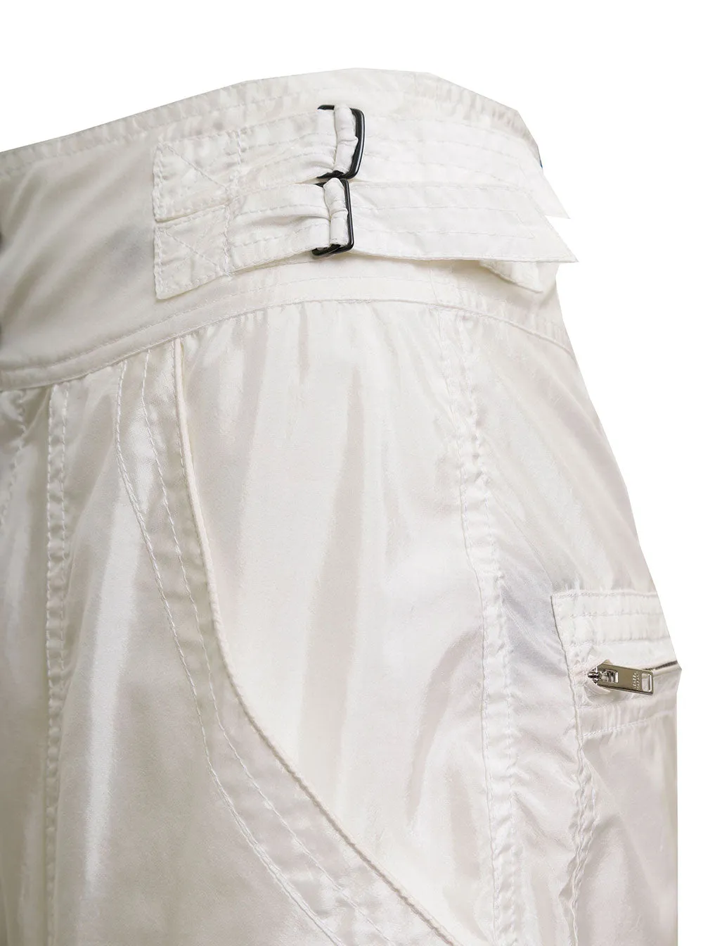 Isabel Marant Buckle Waist Zipped Pants