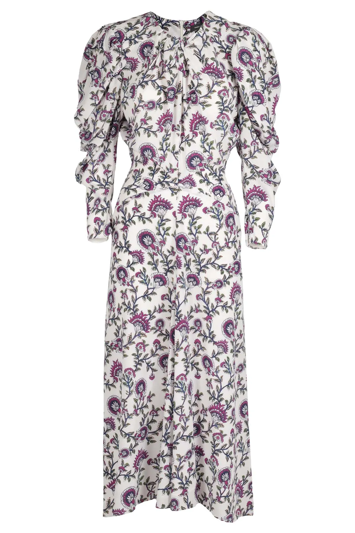 Isabel Marant Floral Printed Crewneck Midi Dress