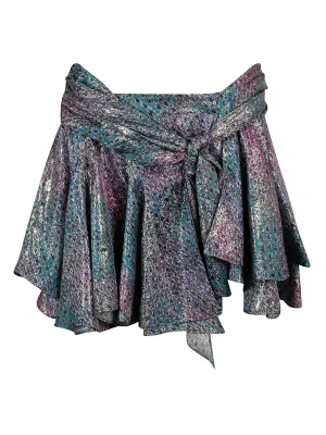 Isabel Marant High Waist Astoria Ruffled Mini Skirt