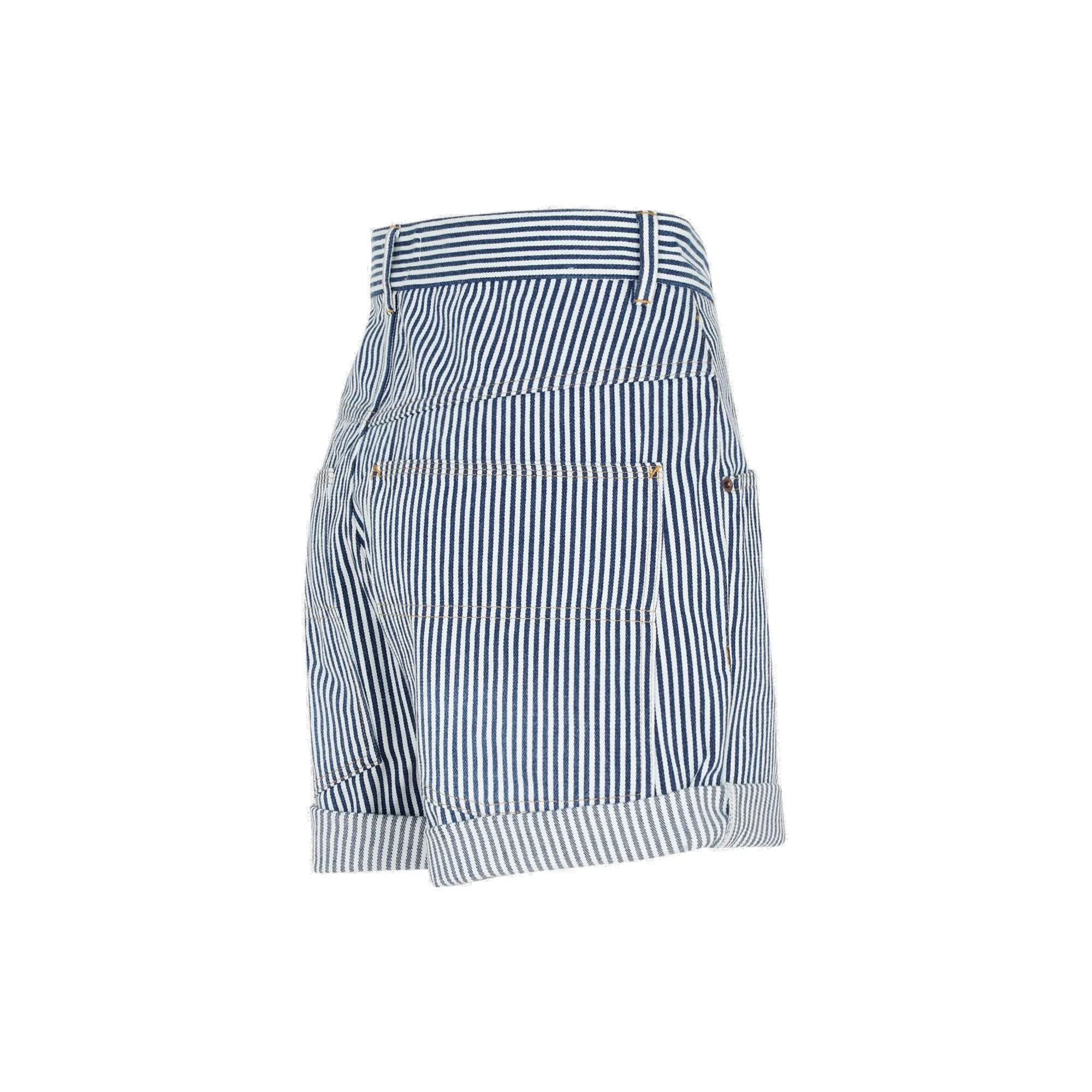 Isabel Marant High Waist Striped Shorts
