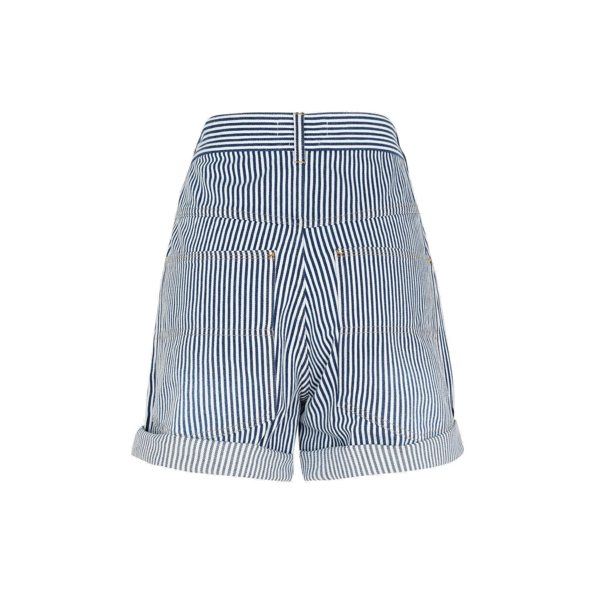 Isabel Marant High Waist Striped Shorts