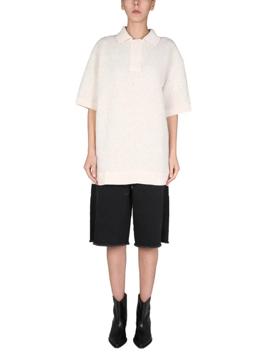 Isabel Marant Imelda Short-Sleeved Knitted Top