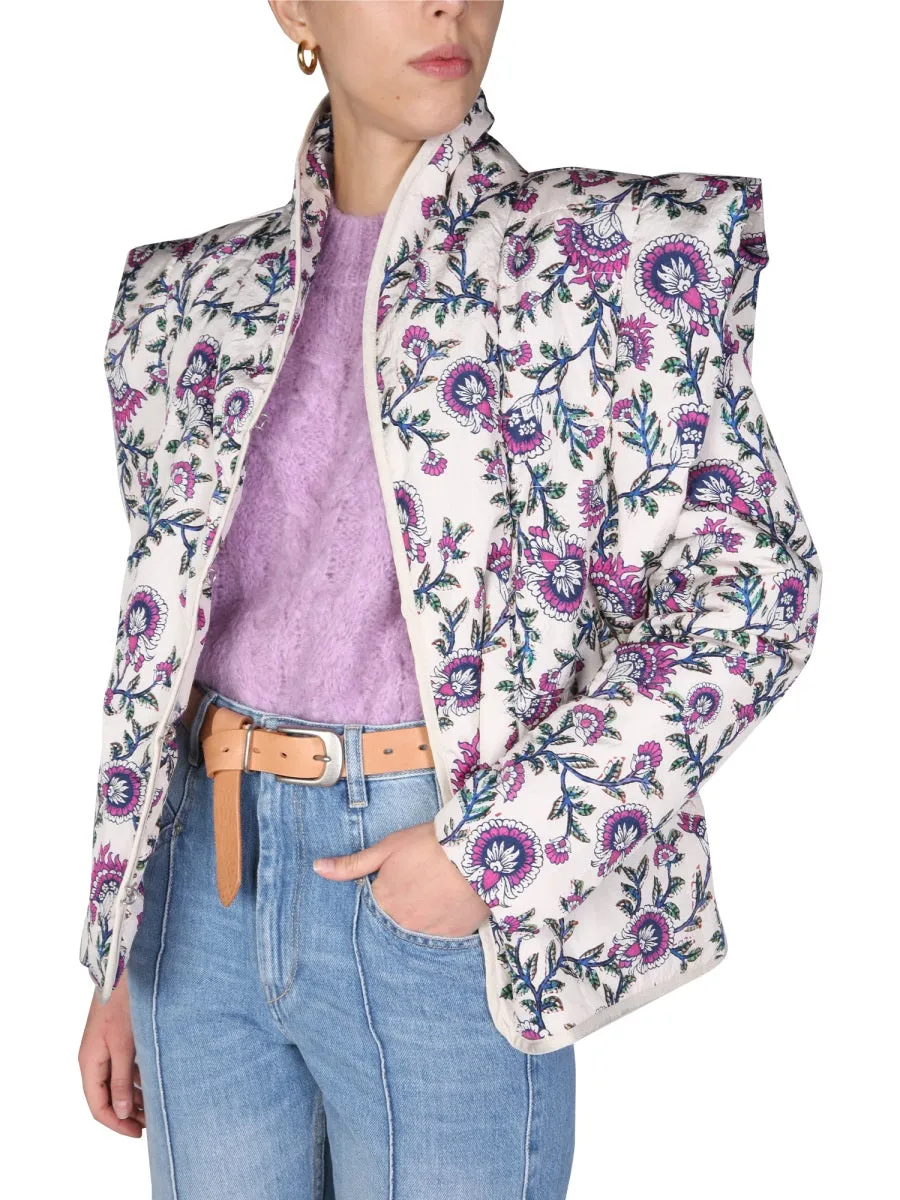 Isabel Marant Janissae Floral Printed Long-Sleeved Jacket