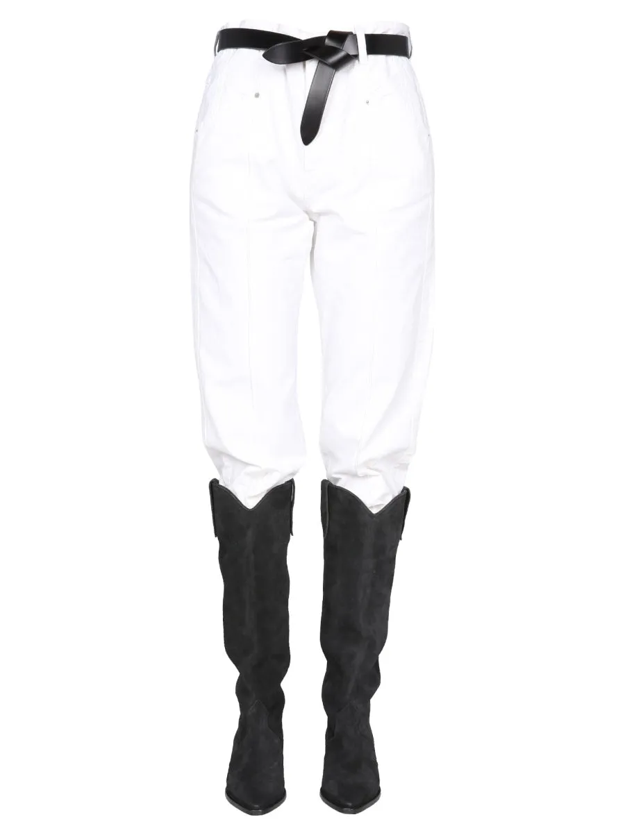 Isabel Marant Nadege Straight-Leg Jeans