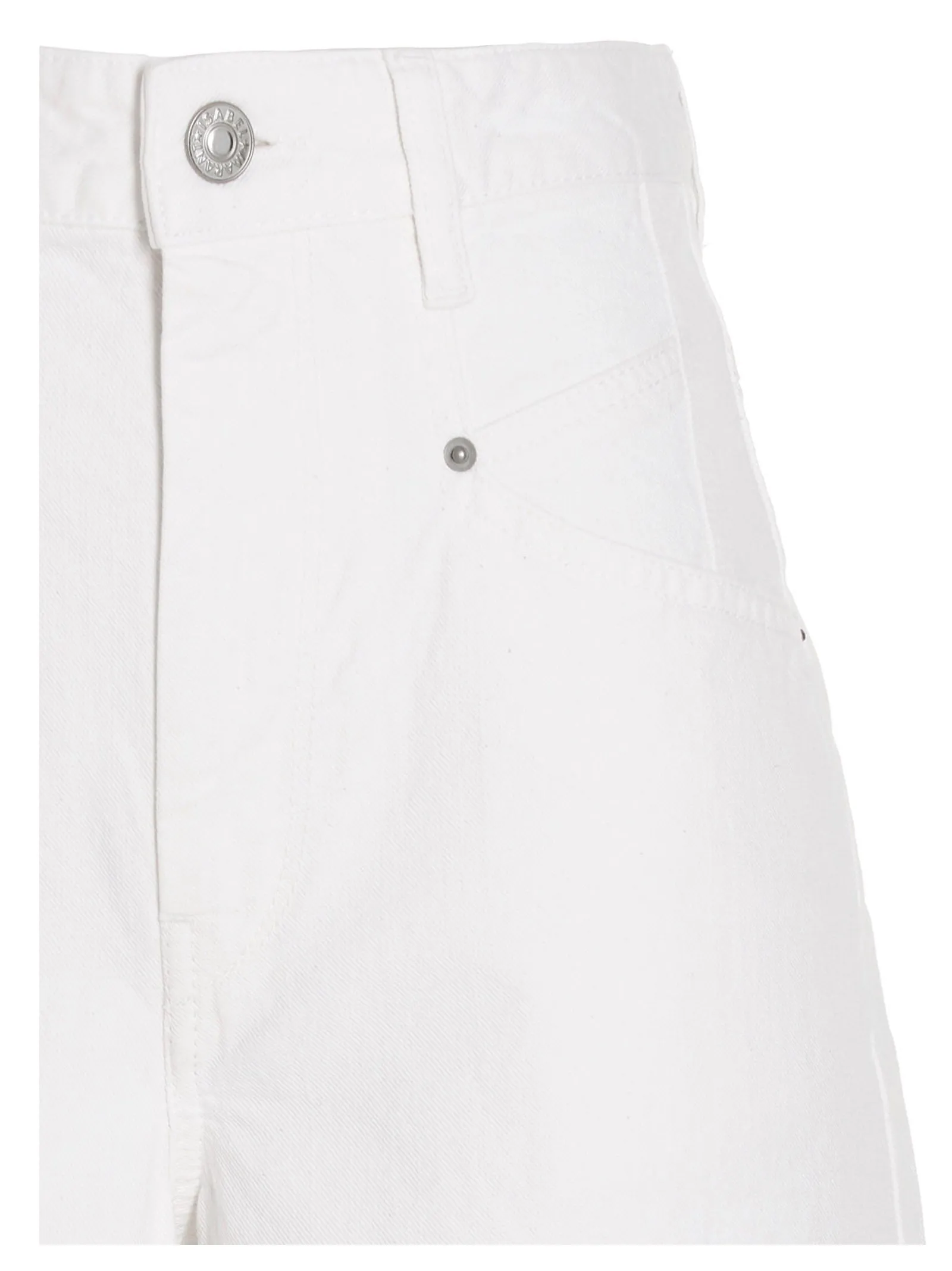 Isabel Marant Natalina Mid-Rise Denim Shorts