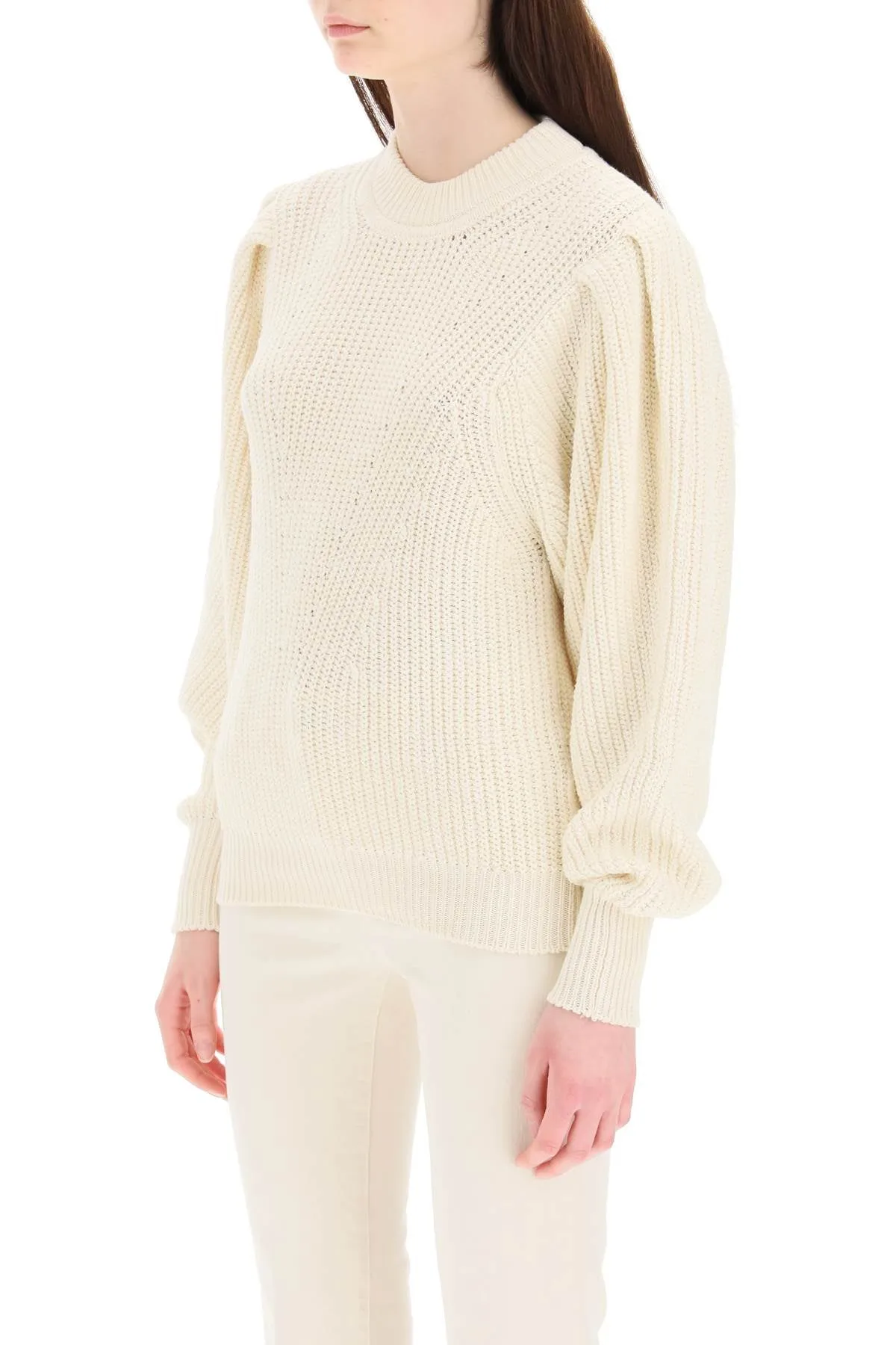 Isabel Marant Ribbed Knit Crewneck Sweater