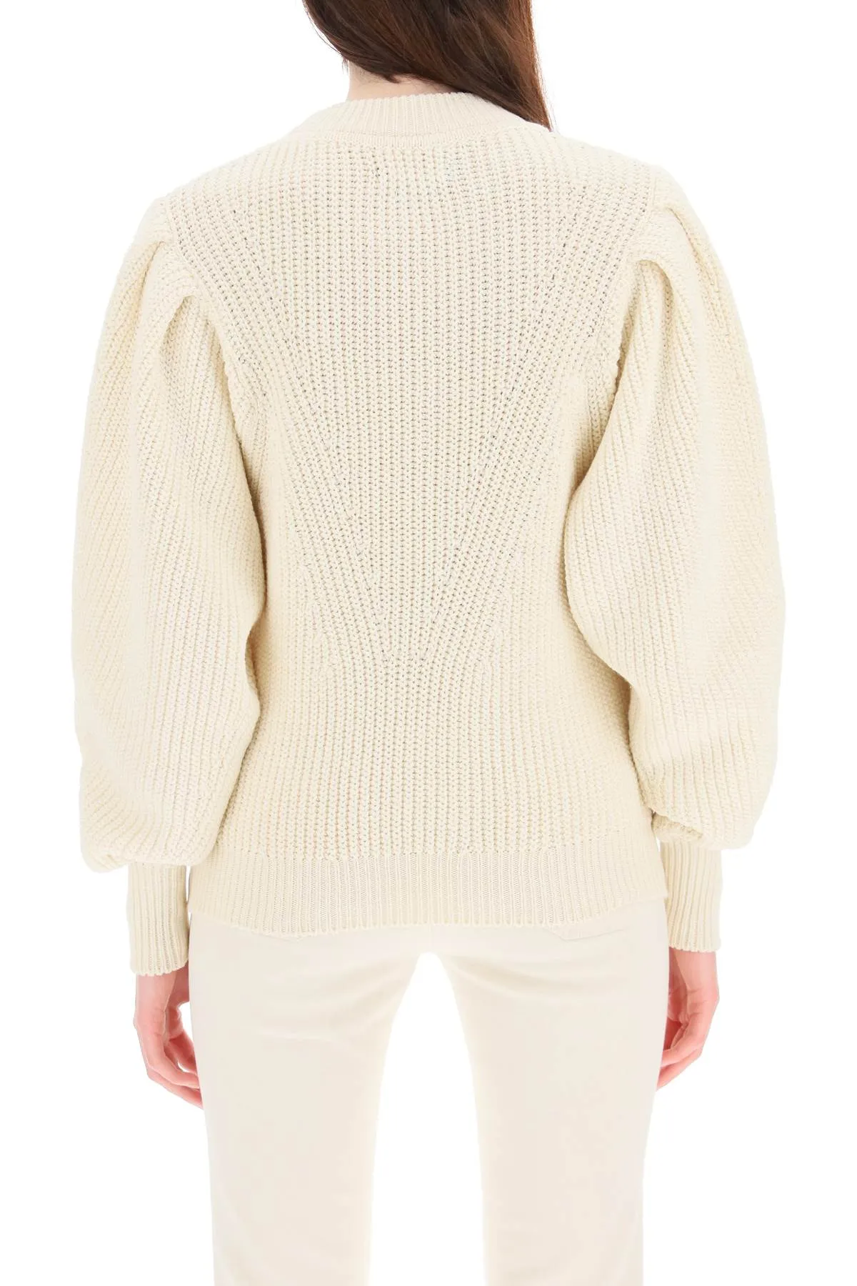 Isabel Marant Ribbed Knit Crewneck Sweater