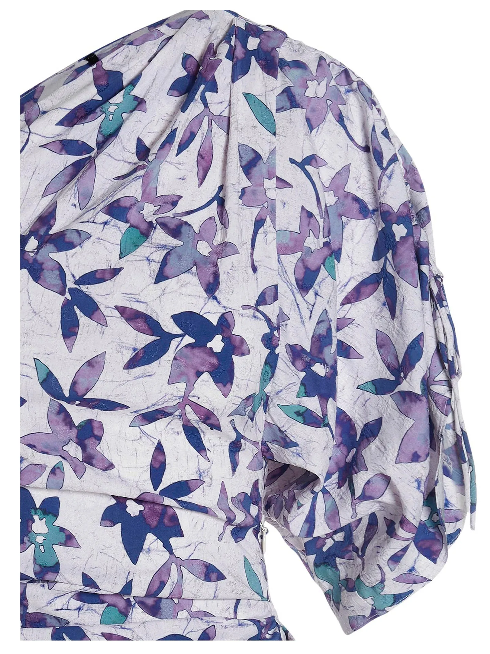 Isabel Marant Solenne Printed One Shoulder Mini Dress