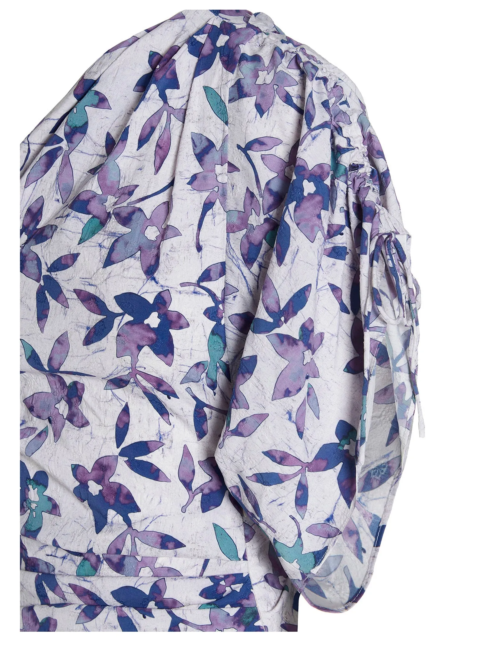 Isabel Marant Solenne Printed One Shoulder Mini Dress