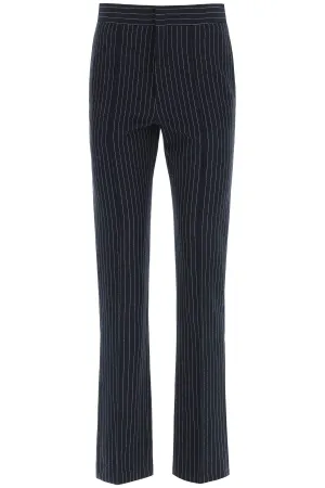 Isabel Marant Striped Straight Leg Trousers
