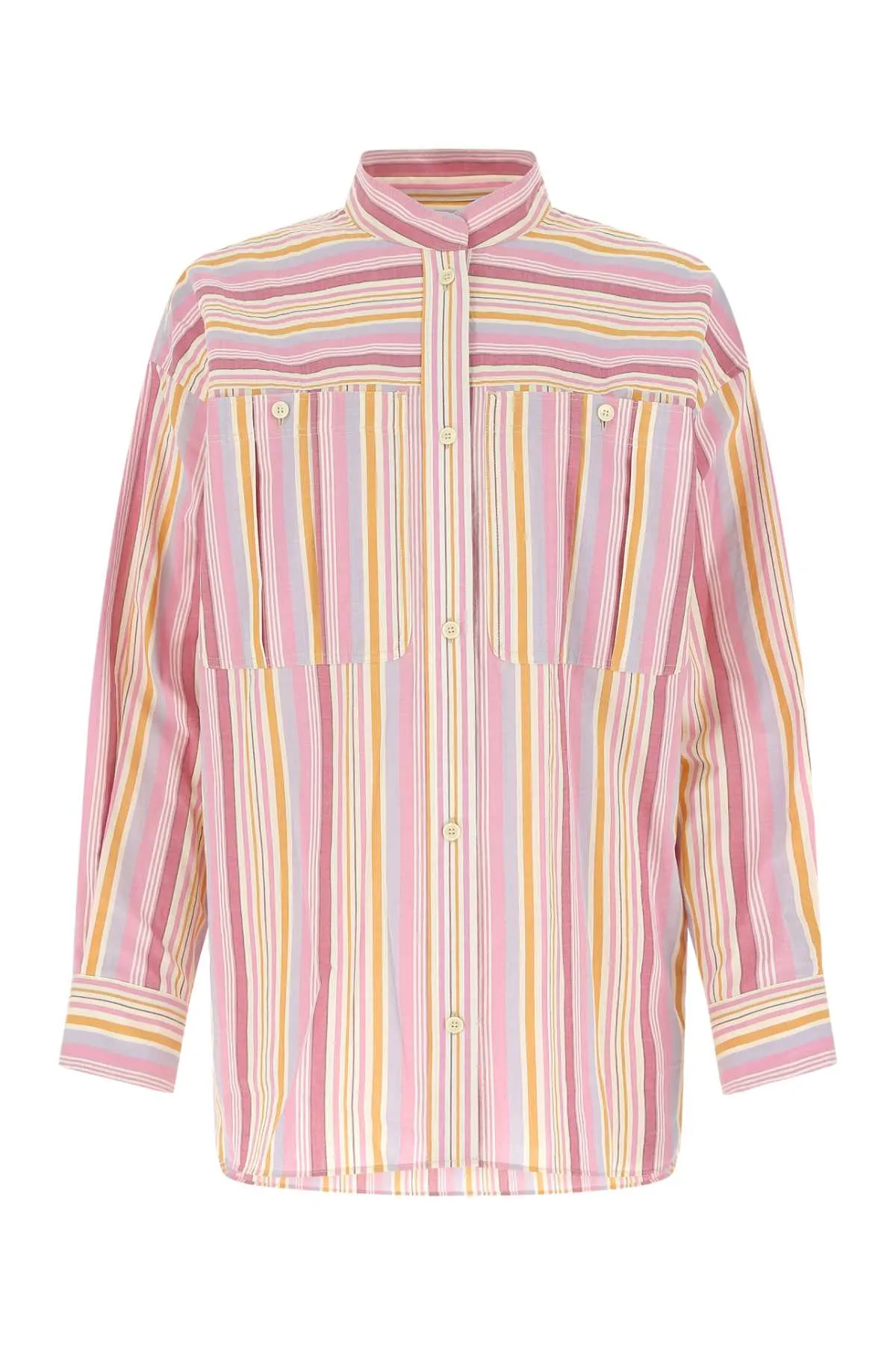 Isabel Marant Taylor Striped Long-Sleeved Shirt