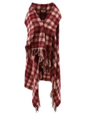 Isabel Marant toile Checked Fringed Coat