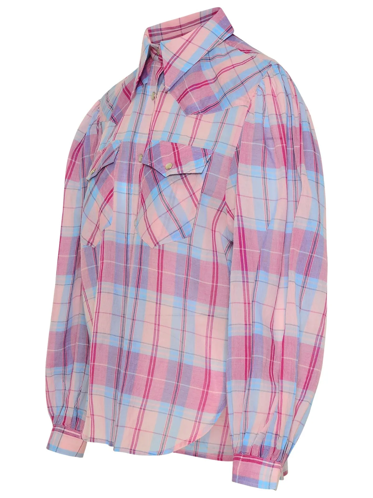 Isabel Marant toile Checked Long-Sleeved Shirt
