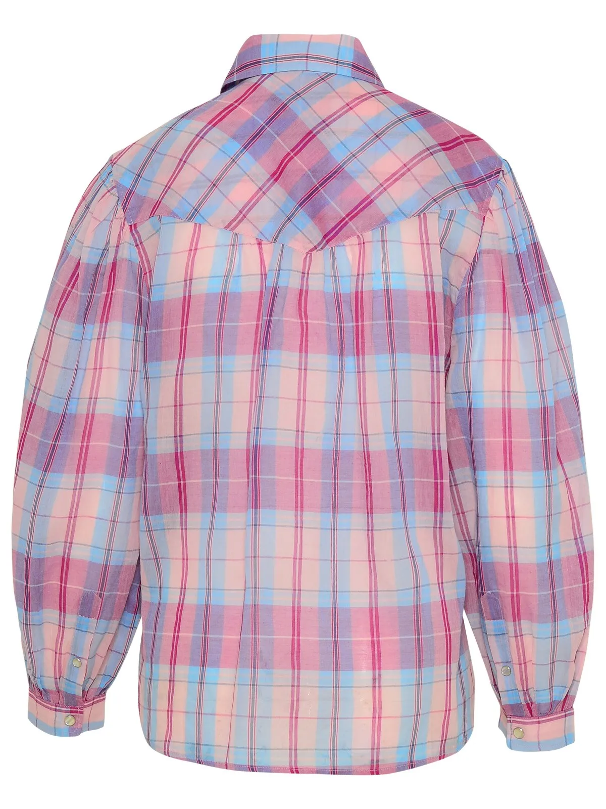 Isabel Marant toile Checked Long-Sleeved Shirt