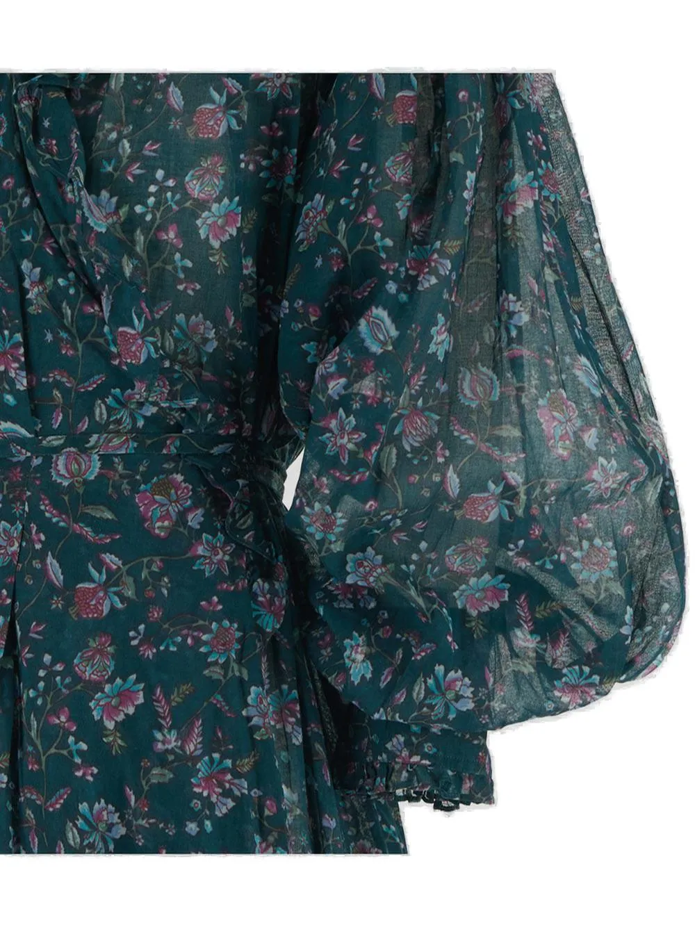 Isabel Marant toile Floral Printed Ruffle Detailed Dress