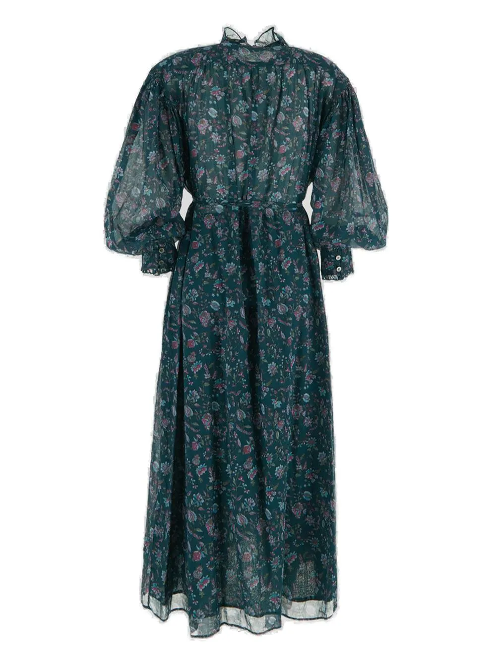 Isabel Marant toile Floral Printed Ruffle Detailed Dress