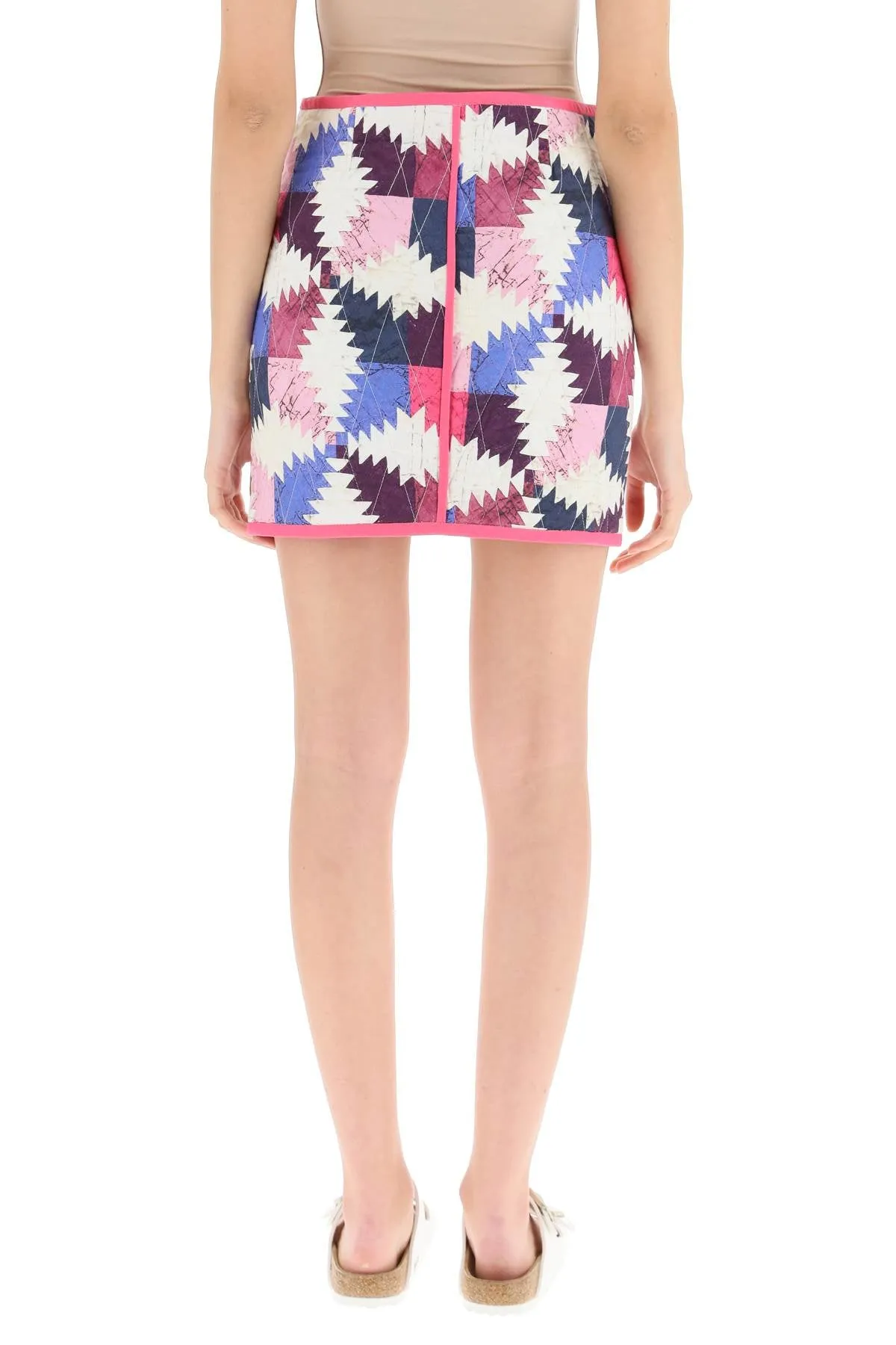 Isabel Marant toile Geometric Pattern Mini Skirt